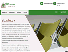 Tablet Screenshot of guvenorman.com.tr
